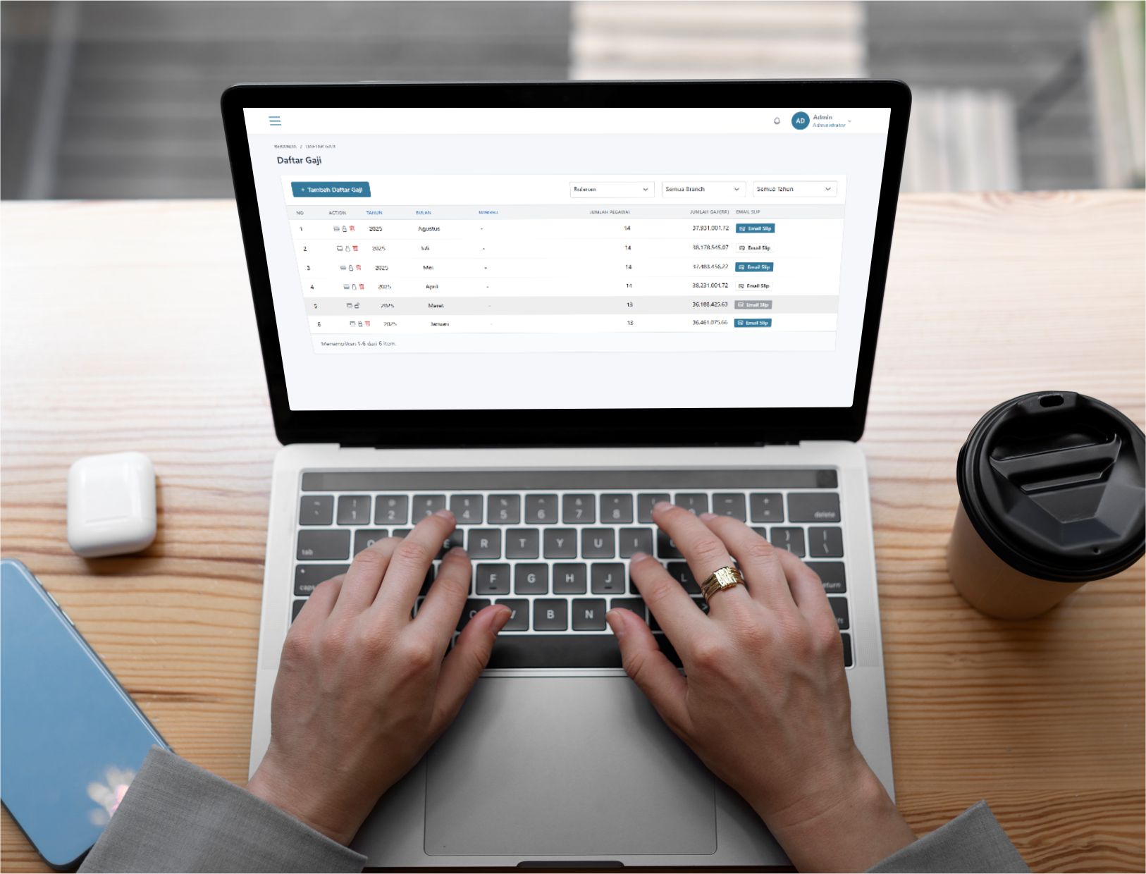 Proses Payroll Otomatis dengan APlikasi Payroll - JMC Indonesia