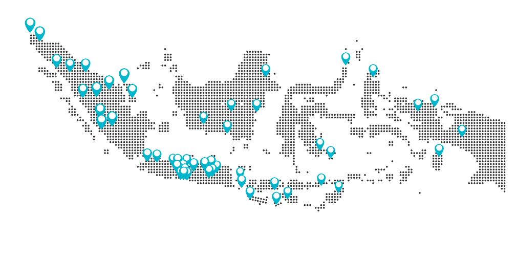 Client JMC Indonesia yang tersebar di Indonesia - JMC Indonesia