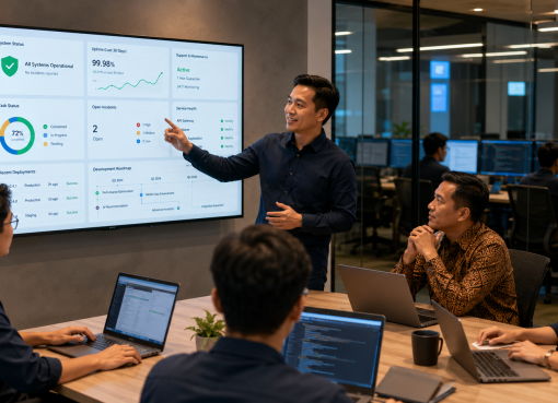 pengembangan software dengan garansi maintenance 1 tahun