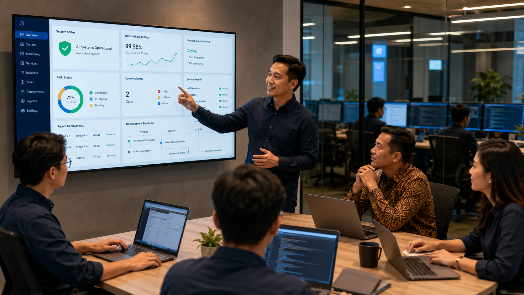 pengembangan software dengan garansi maintenance 1 tahun