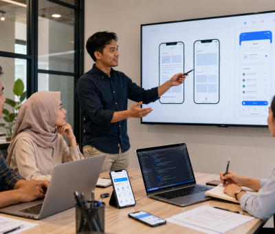 Jasa pembuatan aplikasi Android dan iOS profesional