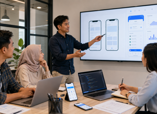 Jasa pembuatan aplikasi Android dan iOS profesional