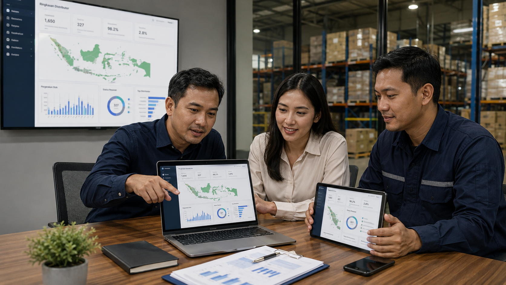aplikasi distributor management system