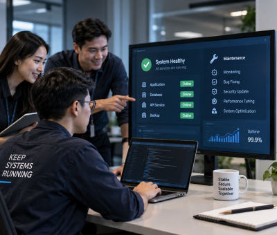 biaya maintenance aplikasi setelah go live