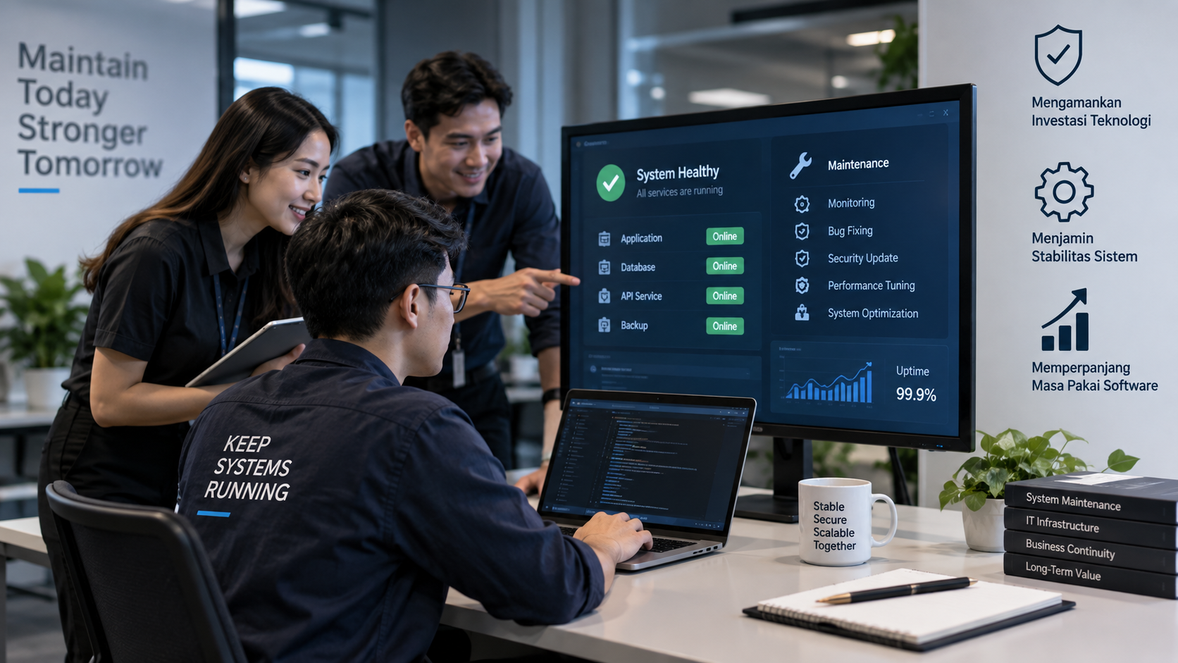 biaya maintenance aplikasi setelah go live